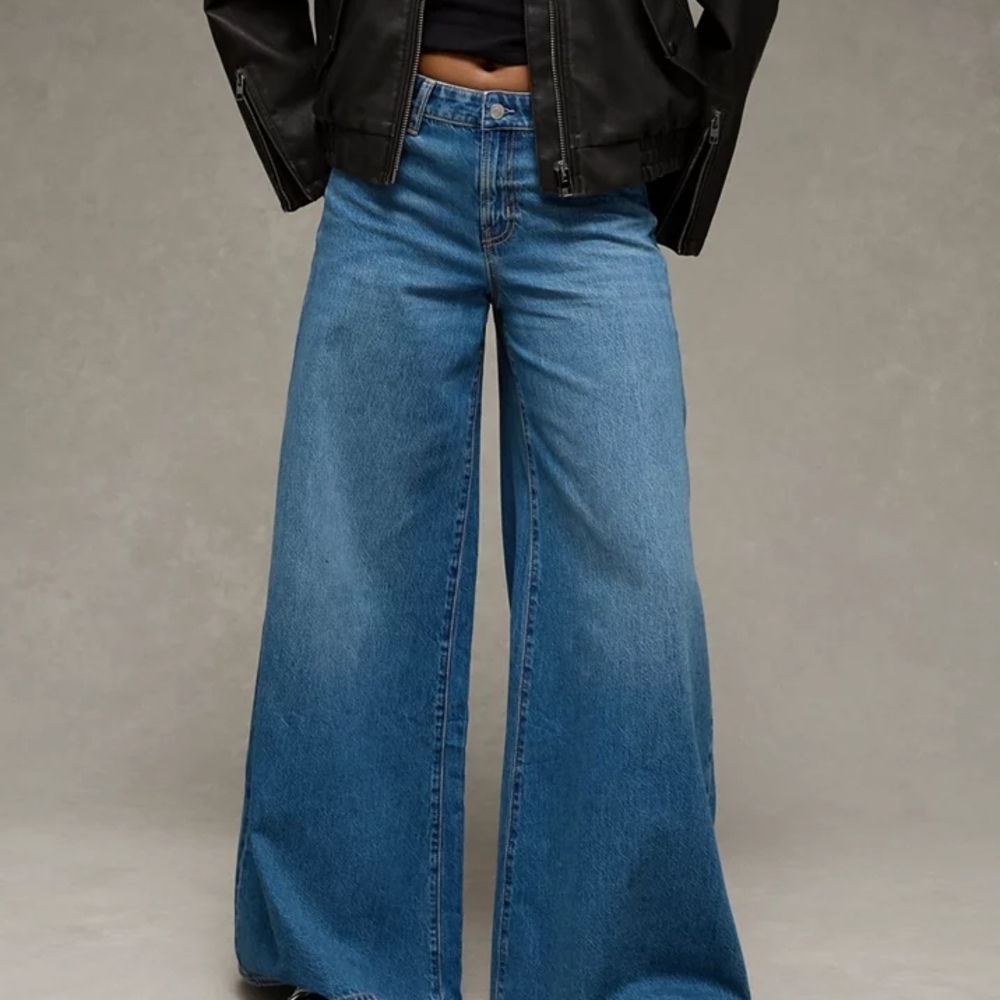 American Eagle A-Line Fit Jeans Medium Tinted